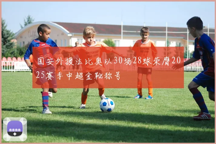 国安外援法比奥以30场28球荣膺2025赛季中超金靴称号
